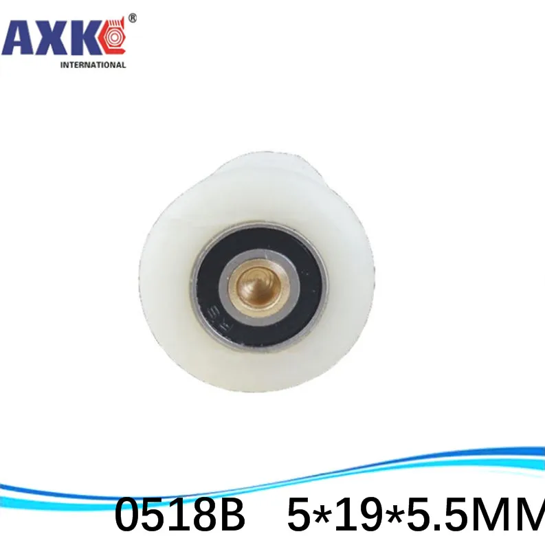 

shower room plastic pulley bearings/shower roller /plastic-covered mute bearing 0519B 5*19*5.5 mm free shipping