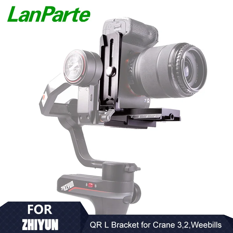 

Lanparte Quick Release L Bracket for Zhiyun Crane 3, 2, Weebills Gimbal Accesories