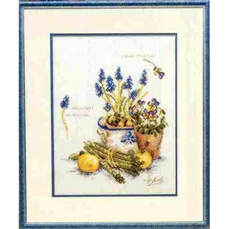 ZZ4513-Cross Stitch Embroidery Kit, Needlework Set, Embroidery Kits, não impresso