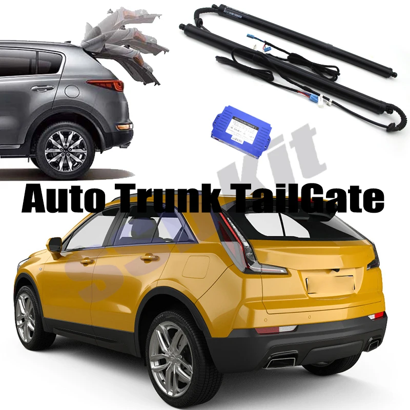 Car Power Trunk Lift Electric Hatch Tailgate Tail Gate Strut Auto Rear Door Actuator For Cadillac XT4 2018~2023