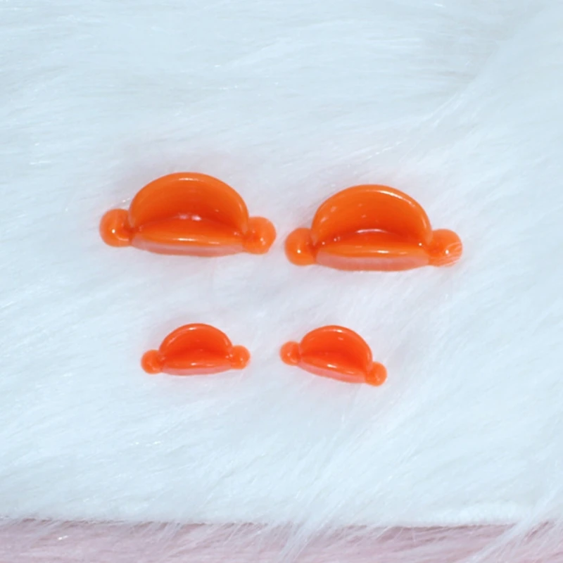 54DF 1Set DIY Duckbill Toy Accessories Duck Figurine Accessories Interactive DIY Screw Duck Nose for Handicrafts