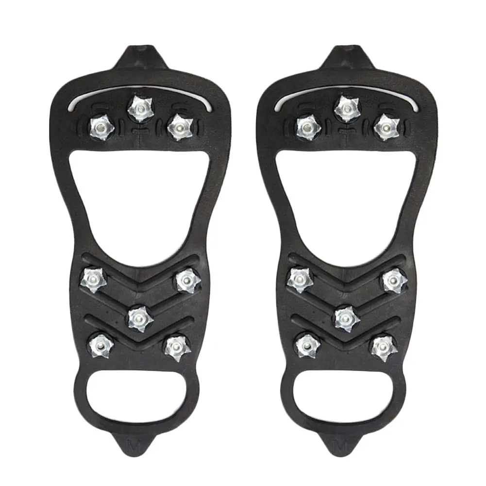 New 8-Tooth Non-slip Crampons For Snow Walking On Icy Roads Snow Ice Surface Fall Prevention Simple Crampons For Hiking Hunting