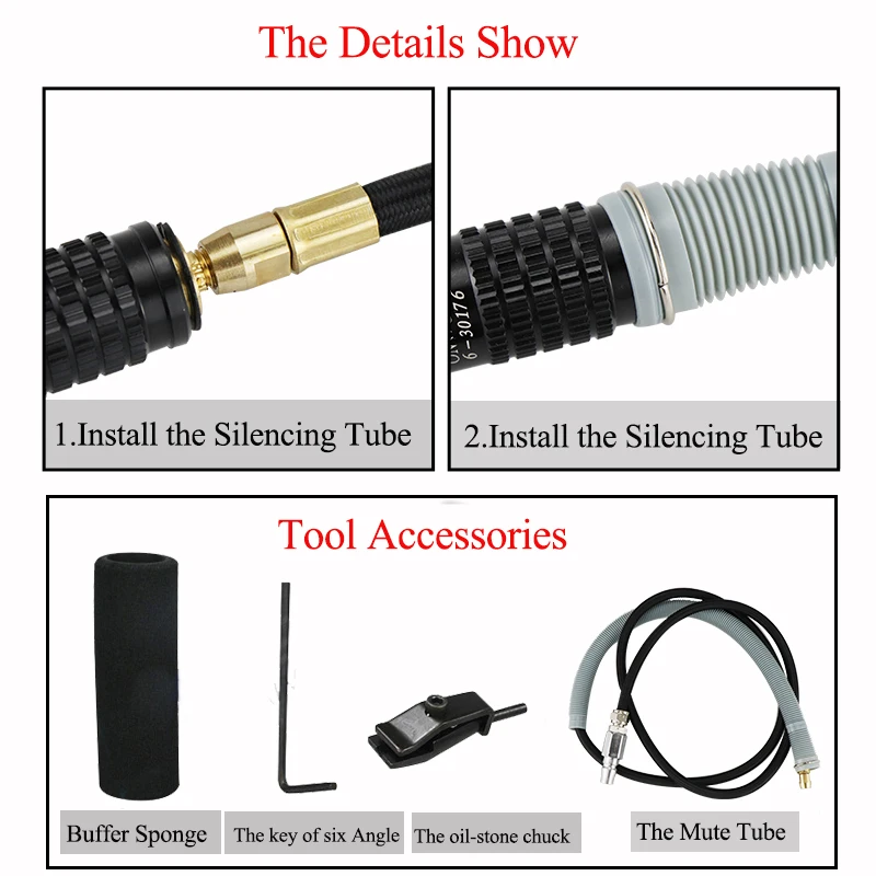 HIFESON 01K /05RFile Ultrasonic Pneumatic Reciprocating  Trimming Deburring File Polishing File Pneumatic Tools