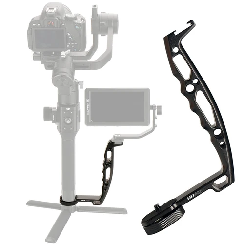 Imagen 1 del producto UURig-estabilizador DSLR, soporte tipo L, mango de agarre, Monitor aplicable para Zhiyun Crane 2 DJI Ronin RS 2 Weebill cardán