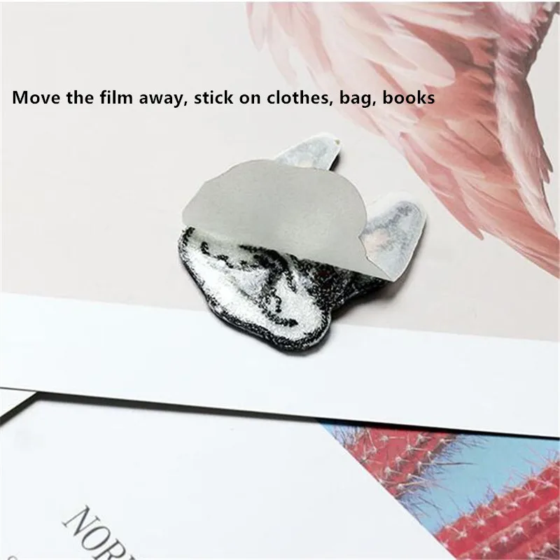 AHYONNIEX 1 Stück Hund Stickerei Reparatur Patches Tasche Jacke Jeans Cartoon Eisen Auf Patches für Kleidung Nette DIY Kleber Aufkleber – Detail 8