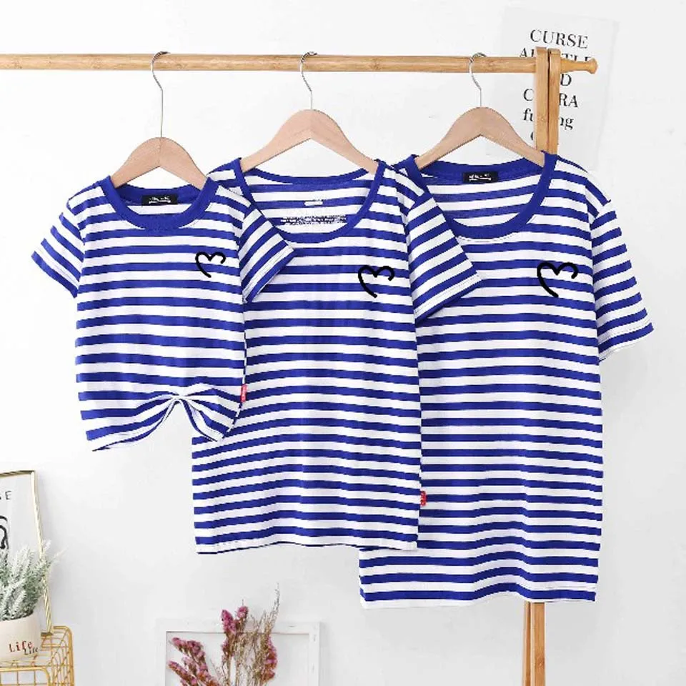 New Sale Quality Cotton Baby Mom Dad T Shirts Tops Fashion Family Matching Outfits Daddy Mommy And Daughter Son Matching Clothes