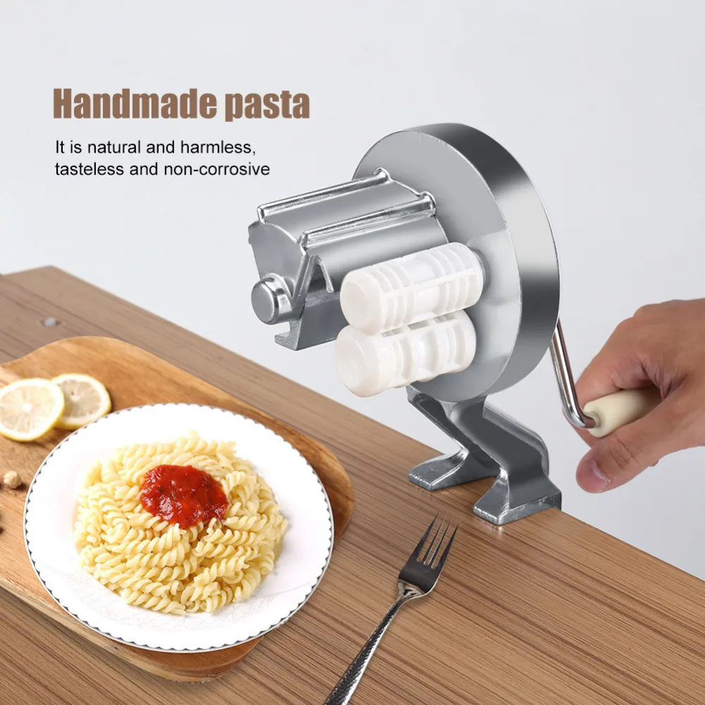 

Handmade Spaghetti Pasta Maker, Aluminum Alloy, Noodle Press Making Machine, Fettuccine