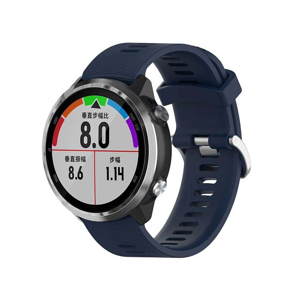 Garmin Forerunner 645/245 เพลง/Vivoactive 3/Vivomove HR สายรัดข้อมือกีฬาซิลิโคนอย่างเป็นทางการนาฬิกาข้อมือ