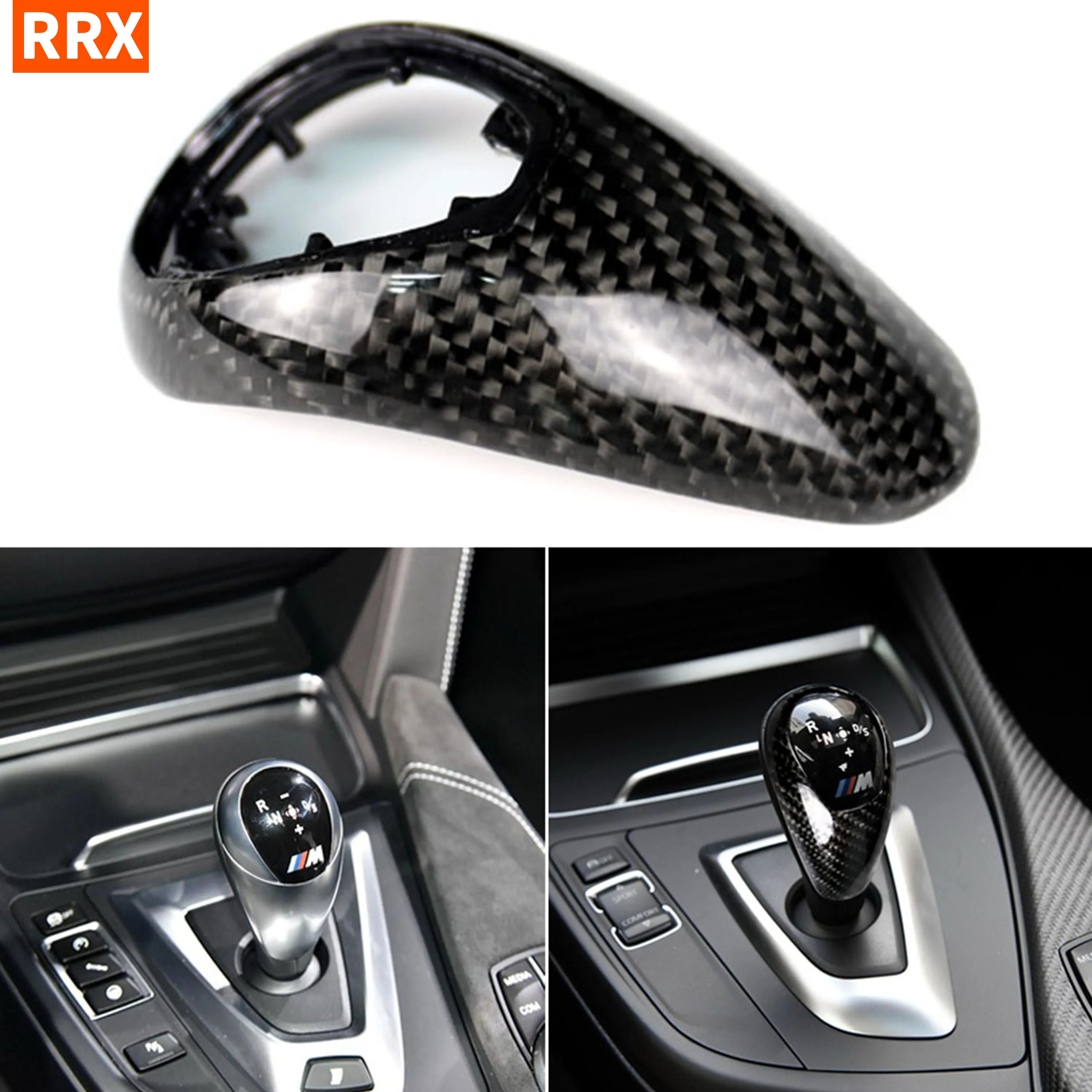 

For BMW M2 M3 M4 M5 M6 F87 F80 F82 F83 F10 F12 F13 F06 Carbon Fiber Replacement Car Gear Shift Knob Car Interior Accessories