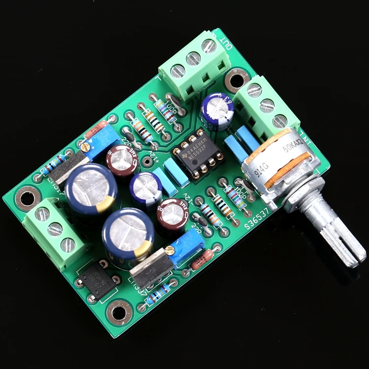 LM317 337 TI NE5532 Amplifier Preamp Board AC Dual 12~15V Full Direct Coupling Dual Op Amp Pre-stage/for LM3886TDA7293LM4766LM18