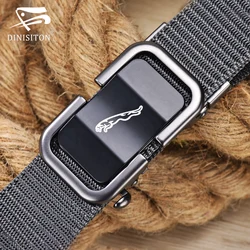 DINISITON Men's Designer Nylon Army Belt Male Tactical Military Canvas Belts Outdoor Strap Man Automatic Buckle Belt For Men