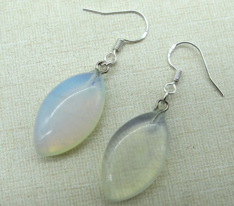 Natural stone Quartz crystal Turquoises tiger eye Horse eye charms Earring for diy Jewelry making Earring Pendant Accessories A4