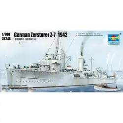 Trumpeter 05793 1/700 German Zerstorer Z-7 1942 - Scale Model Kit