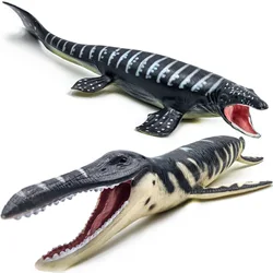 NEW Sea Life Animal Prehistoric life dinosaur Sliding tooth Dragon Mosasaurus Model Kids Educational toys Gift For Kids