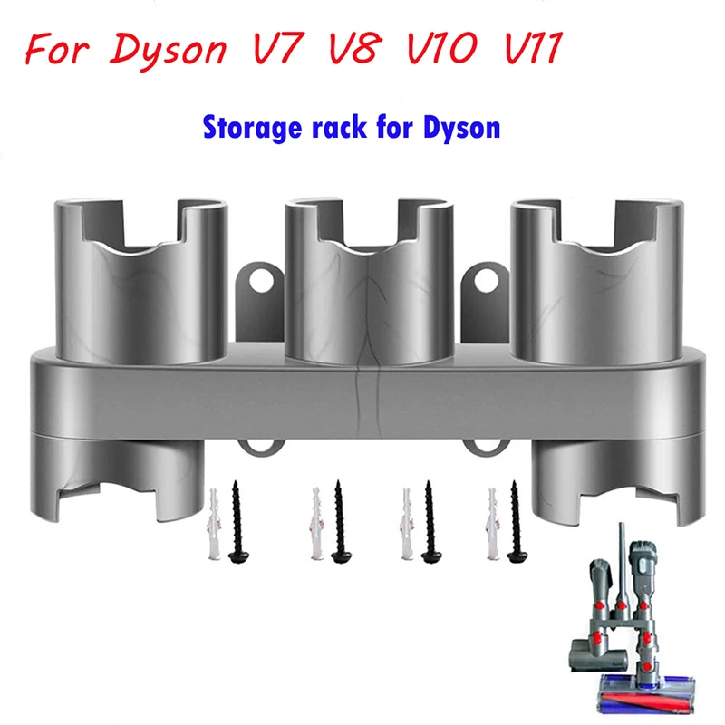 For Dyson V7 V8 V10 V11 Storage Bracket Holder Absolute Brush Stand Tool Nozzle Base Holder Docks Station Vacuum Cleaner Parts