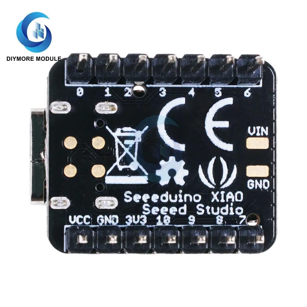 Pre-Soldered Seeeduino XIAO Microcontroller SAMD21 Cortex M0+ Type C OLED Display Expansion Board Grove Shield For Arduino/IOT