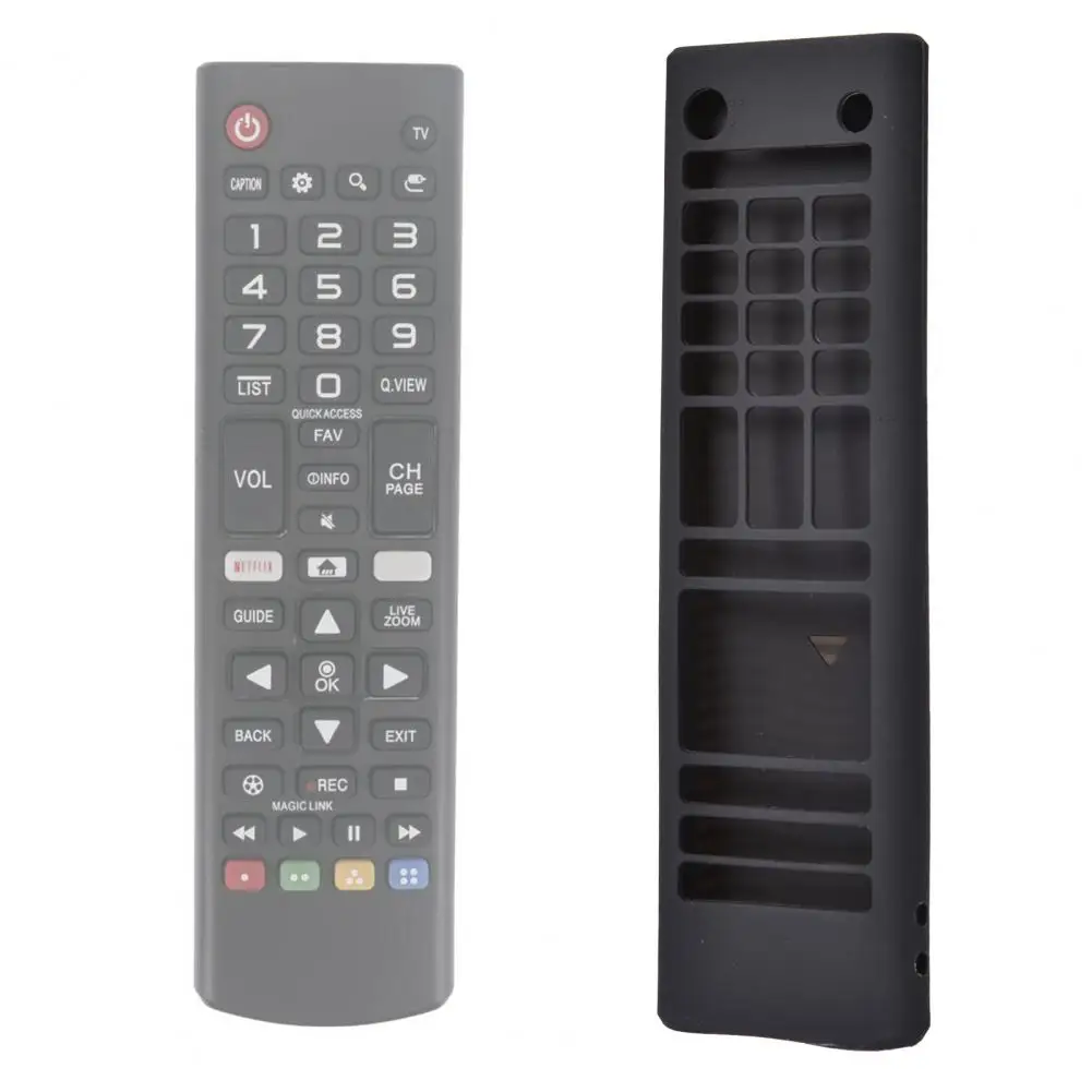 Anti-fall Anti-slip Silicone TV Remote Control Case Protector for LG AKB75095307 AKB74915305 AKB75375604