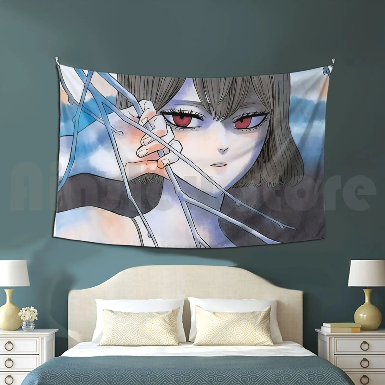 Secre Tapestry Living Room Bedroom Black Clover Japanese Anime Manga Grimoire Asta Yuno Noelle Yami Mimosa Nero