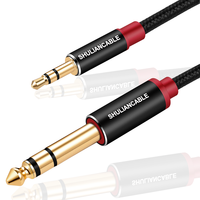 SHULIANCABLE 3.5mm to 6.35mm Stereo Audio Cable, 6.35 1/4\