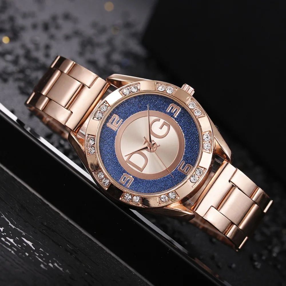 Frauen Uhren Neue Luxus Marke Mode Strass Edelstahl Quarz Damen Armbanduhren Reloj Mujer Beste Verkauf Montre