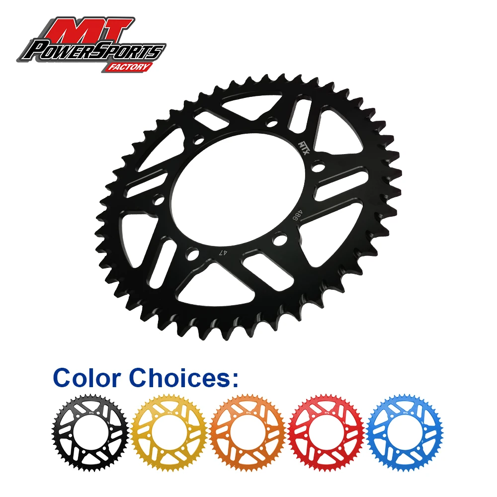 

MTX Suzuki GSXR 650 750 1000 Yamaha R1 R7 Yamaha FZ6 R1 Aluminium Alloy Motorcycle Rear Sprocket Chain Wheel