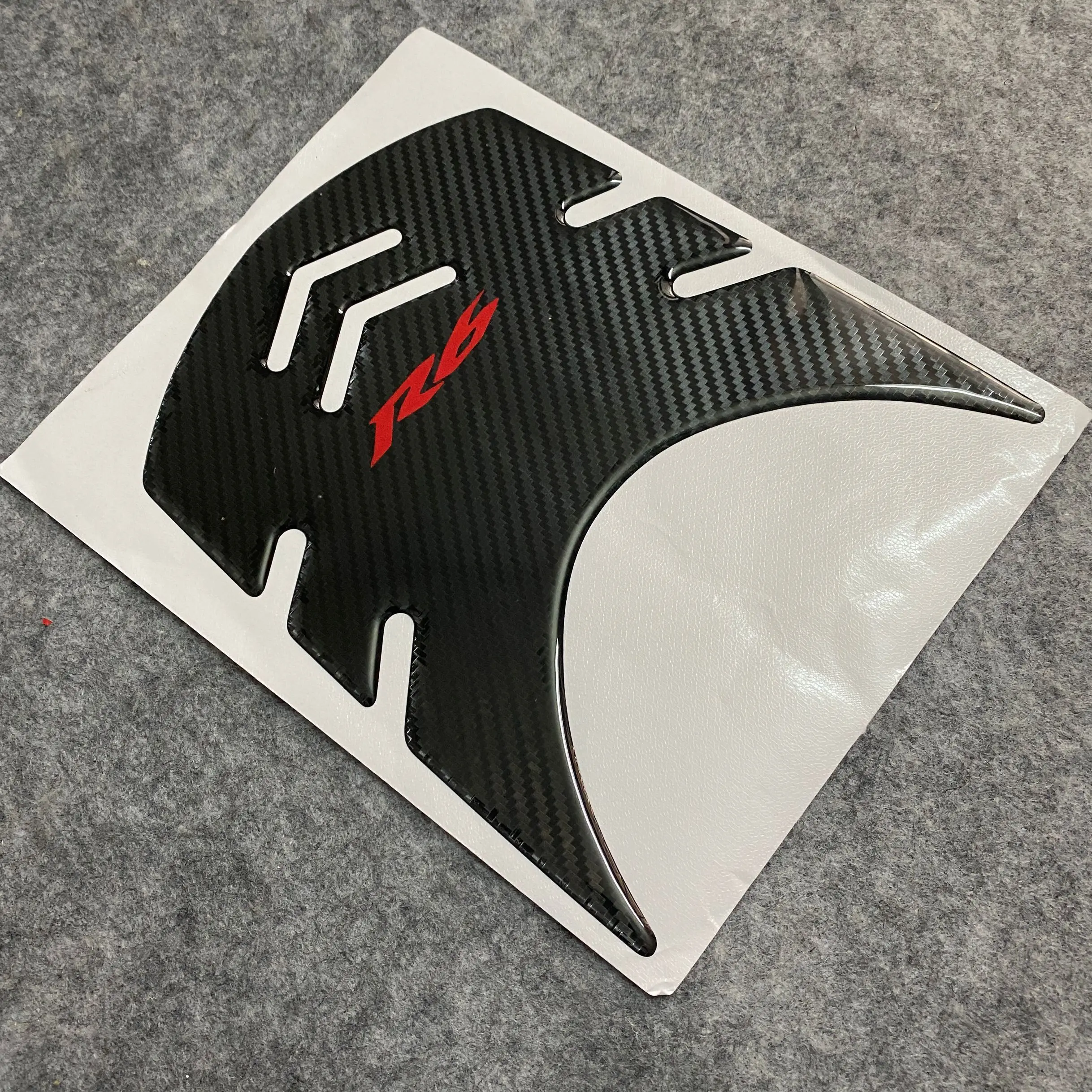 3D Motorcycle Front Gas Fuel Tank Cover Protector Tank Pad Case Fuel tank cap sticker for Yamaha YZF-R6 R6 2017 2018