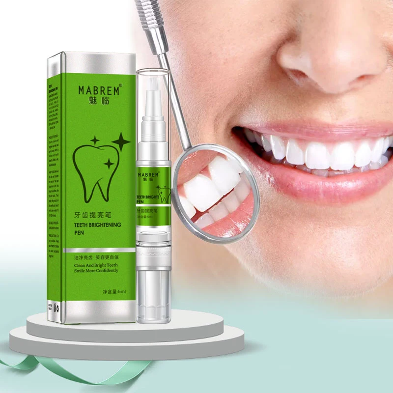 Teeth Whitening Gel Pen White Teeth Cleaning Serum Oral Care Hygiene Essence Remove Stains Dental Bleaching Teeth Whitener 5ml