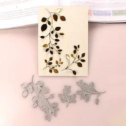 DUOFEN METAL CUTTING DIES tree vine branches leaves set stencil DIY Scrapbook Paper Album 2020 new