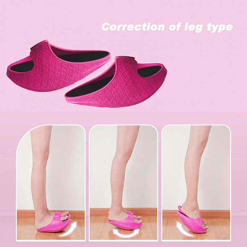 8 Colors New Upgraded  Slip Resistance Slimming Leg Beauty Foot Women Sneakers Sculpting Hip Thin Yoga Massage Swing Slippers