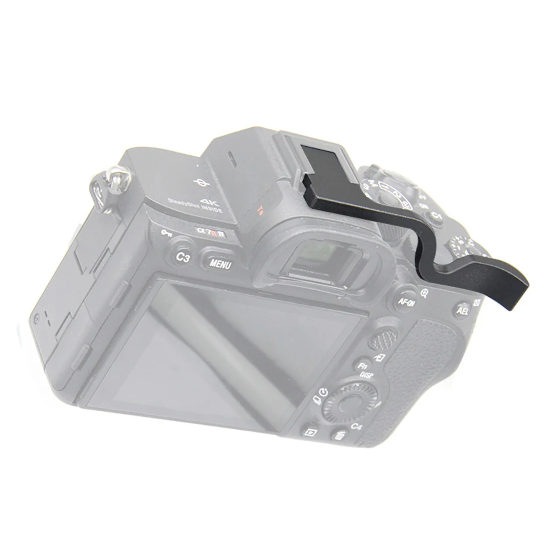 Mini Hot Shoe Cover Alluminio Thumb Up Hand Grip Hotshoe Mount per Sony A7M4 A7R4 A9II A7R IV DSLR Camera per Canon EOS Fujifilm