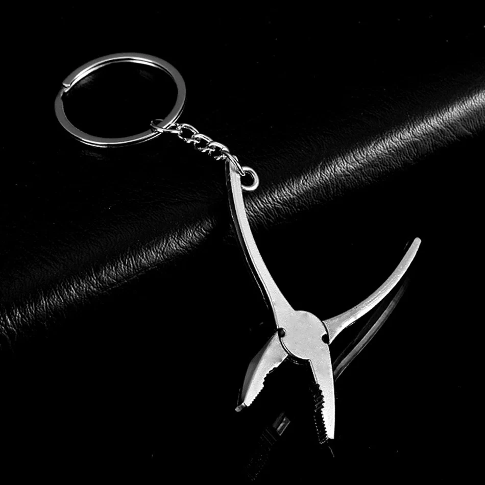 Clé à outils ajustable en métal, mini Clé à outils ajustable en métal Clé à molette, Porte-clés Porte-clés Cadeau 2019 Haute qualité de mode