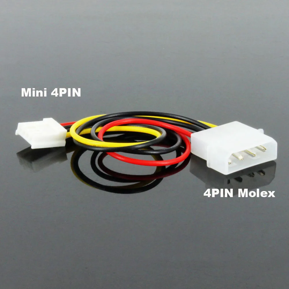 

IDE power to floppy drive power Cable line Big 4Pin to Mini 4Pin power line Floppy drive line Molex 4P to small 4P for Computer