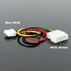 IDE power to floppy drive power Cable line Big 4Pin to Mini 4Pin power line Floppy drive line Molex 4P to small 4P for Computer