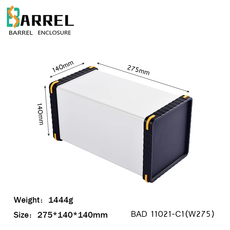 

275*140*140mm aluminium electronics project enclosure wire junction instrument electrical power amplifier control outlet case