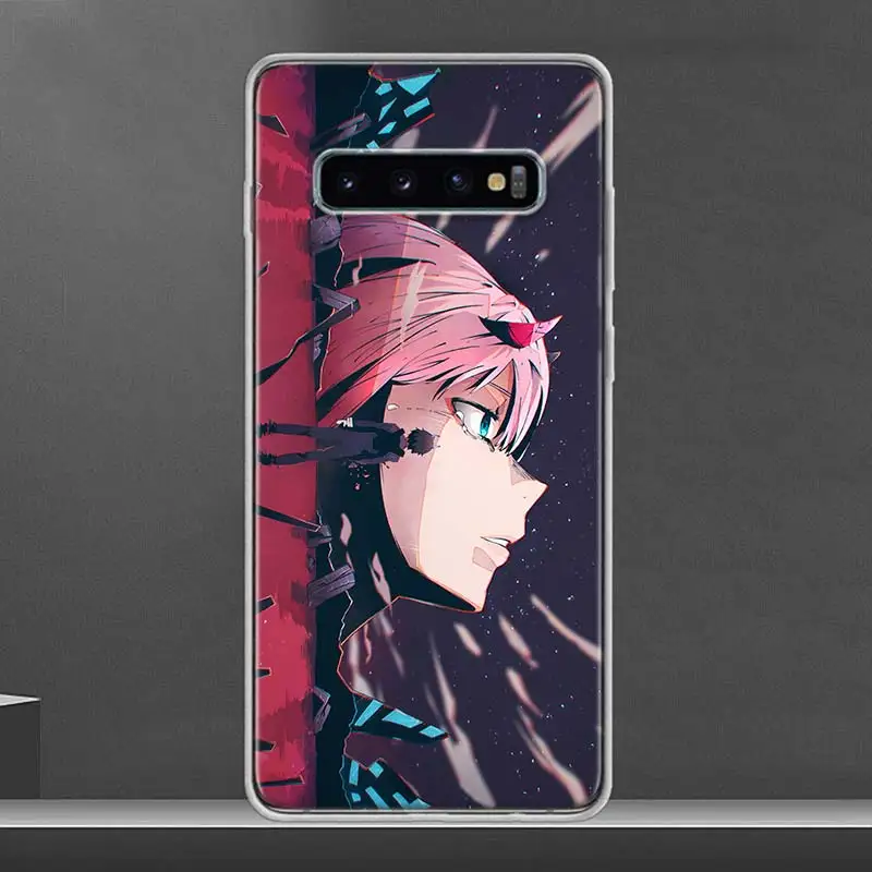 Zero Two Darling in the FranXX Phone Case For Samsung Galaxy S23 S24 Ultra S20 FE S21 S22 Plus S10 S10E S9 S8 + Soft Cover Funda