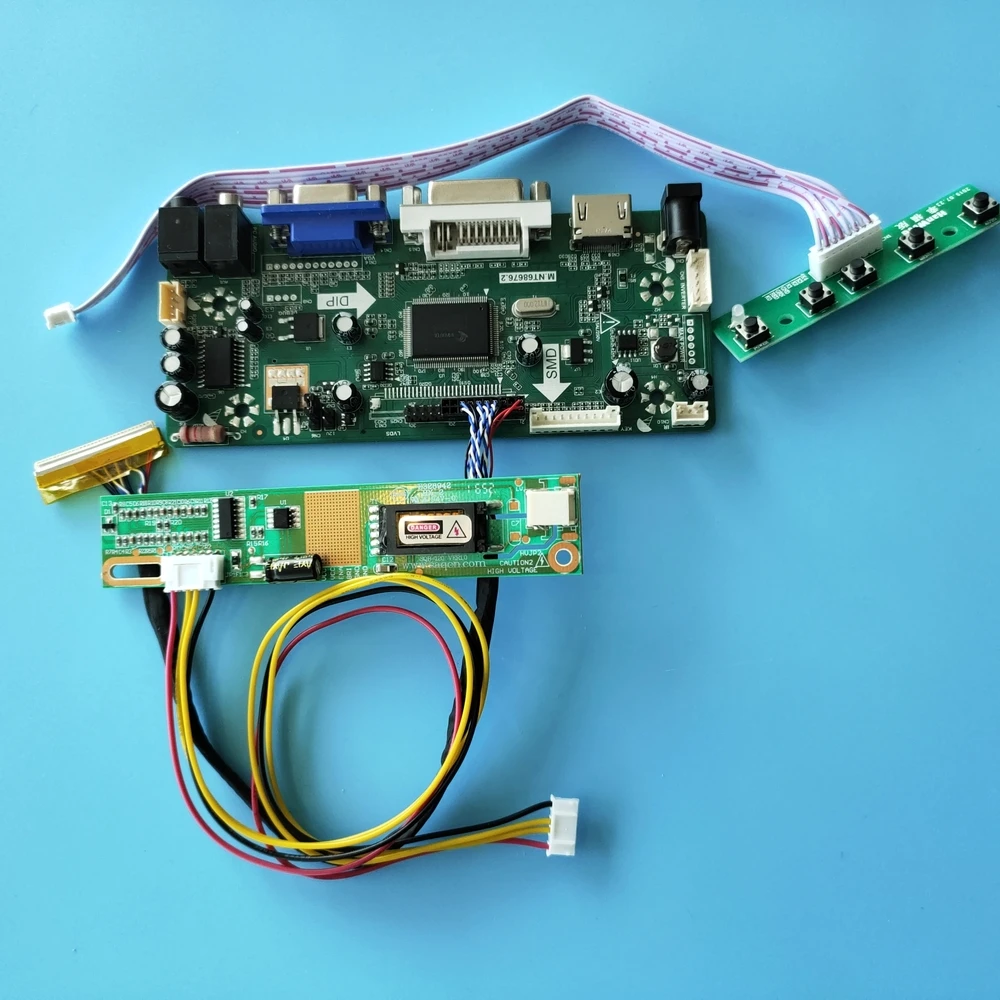 Audio+HDMI-compatible+DVI+VGA kit for LP154W01-TLAE/TLAH/TLAJ/TLB5/TLAD/TLB6 1280x800 15.4