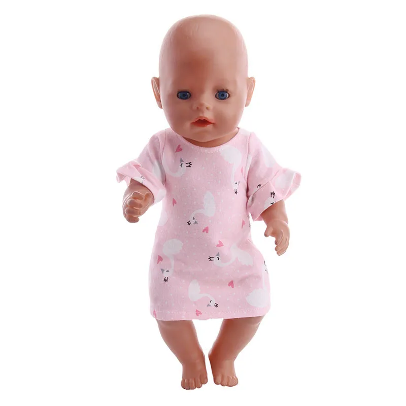 43cm New Born Baby Doll Unicorn Flamingo Clothes Dress For 18 Inch American of Girl`s&43-45cm Baby New Born Doll Generation Toy