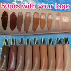 High Shine Vegan Non-sticky Nude Lip Gloss Private Label Squeeze No Brand Lipgloss Vendor Custom Logo