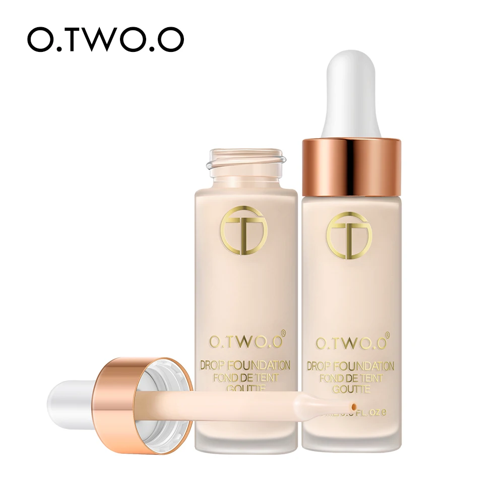 O.TWO.O Lightweight Liquid Foundation Moist Oil Free BB Cream Smooth Long Lasting Waterproof Cosmetics