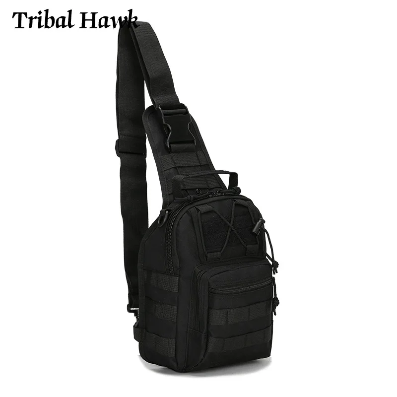 Tactical Shoulder Bag Molle Hiking Camping Sling Backpack Hunting Fishing Travel Climbing Camouflage Bag Outdoor