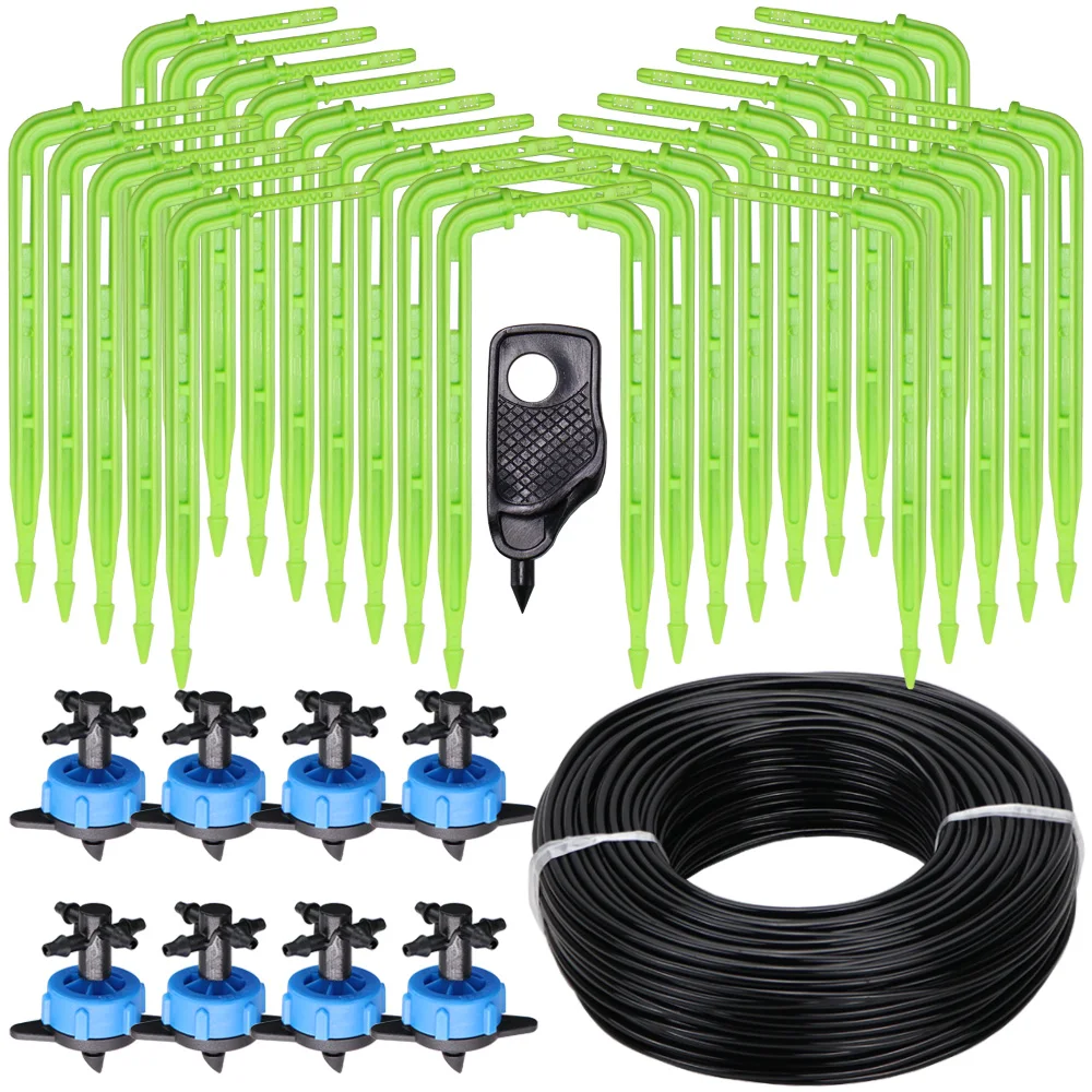 

MUCIAKIE 100-10M 2L 4L 8L/H Garden Micro Drip Irrigation Emitter Watering Systems 3/5mm Arrow Drippers Potted Bonsai Greenhouse