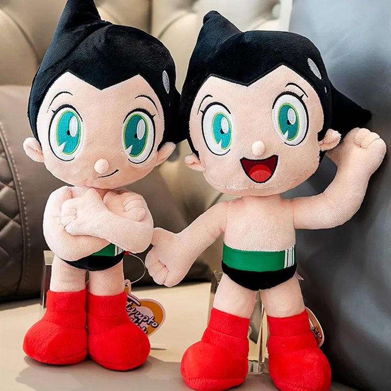 Astroboy Plush Toy Japanese Anime Astroboy Doll Tetsuwan Atom Mighty Atom Plushies Keychain Pendant Bag Gifts For Baby Fans