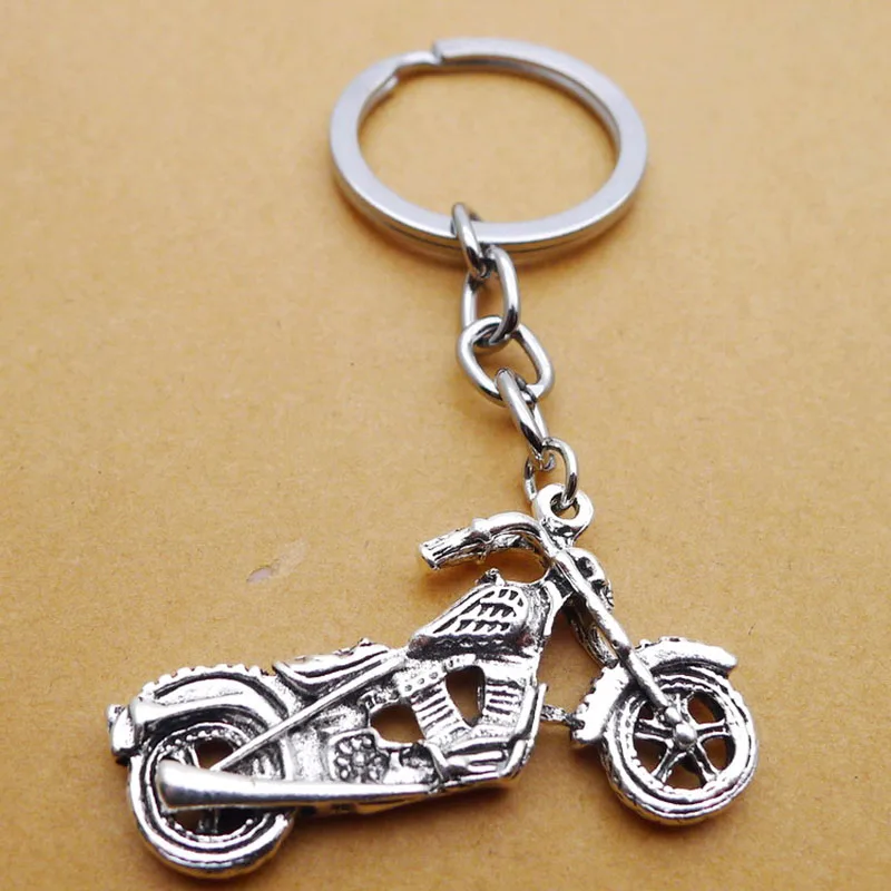 Llavero creativo con personalidad, colgante de aleación de motocicleta, bolso de cintura, regalo de coche