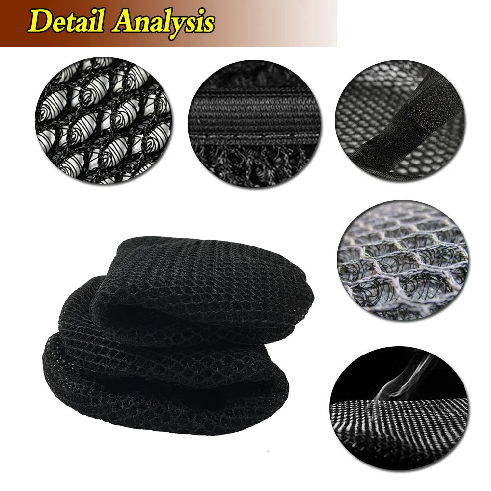 For CFMOTO 250SR 300NK Motorcycle Accessories Rear Seat Hump Cushion Cover Net 3D Mesh Protector Insulation Cushion Cover