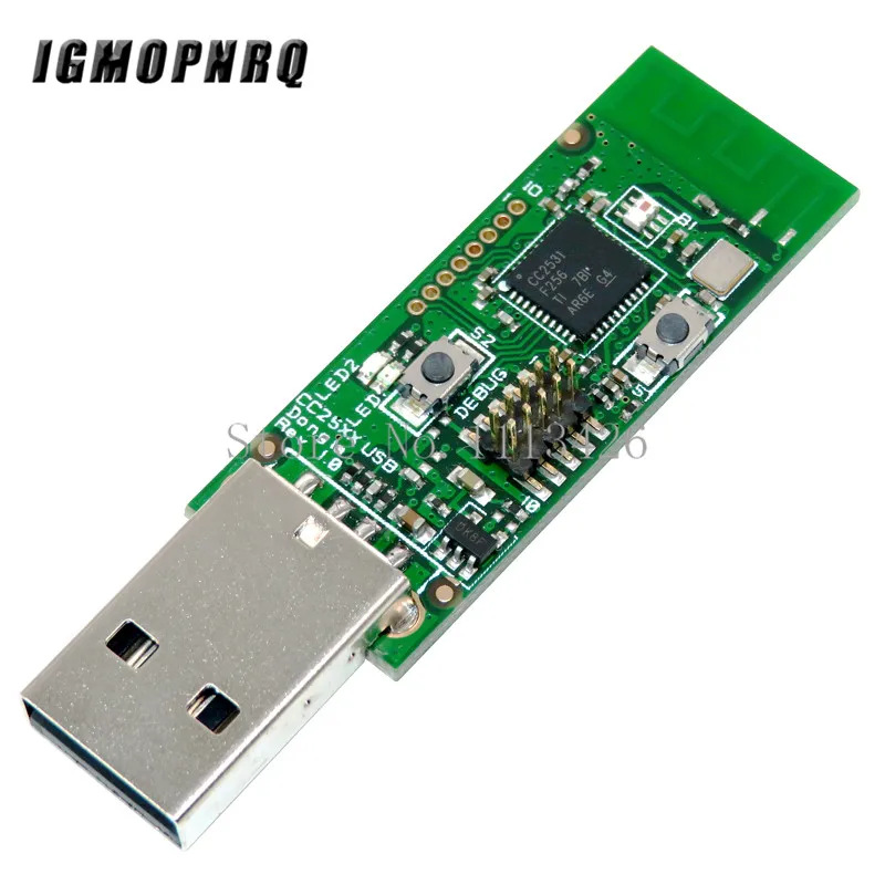 Wireless Zigbee CC2531 CC2540 Sniffer Bare Board Packet Protocol Analyzer Module USB Interface Dongle Capture Packet Module