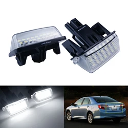 2Pcs Canbus White LED License Number Plate Light For Toyota Camry Avalon Highlander Yaris Prius