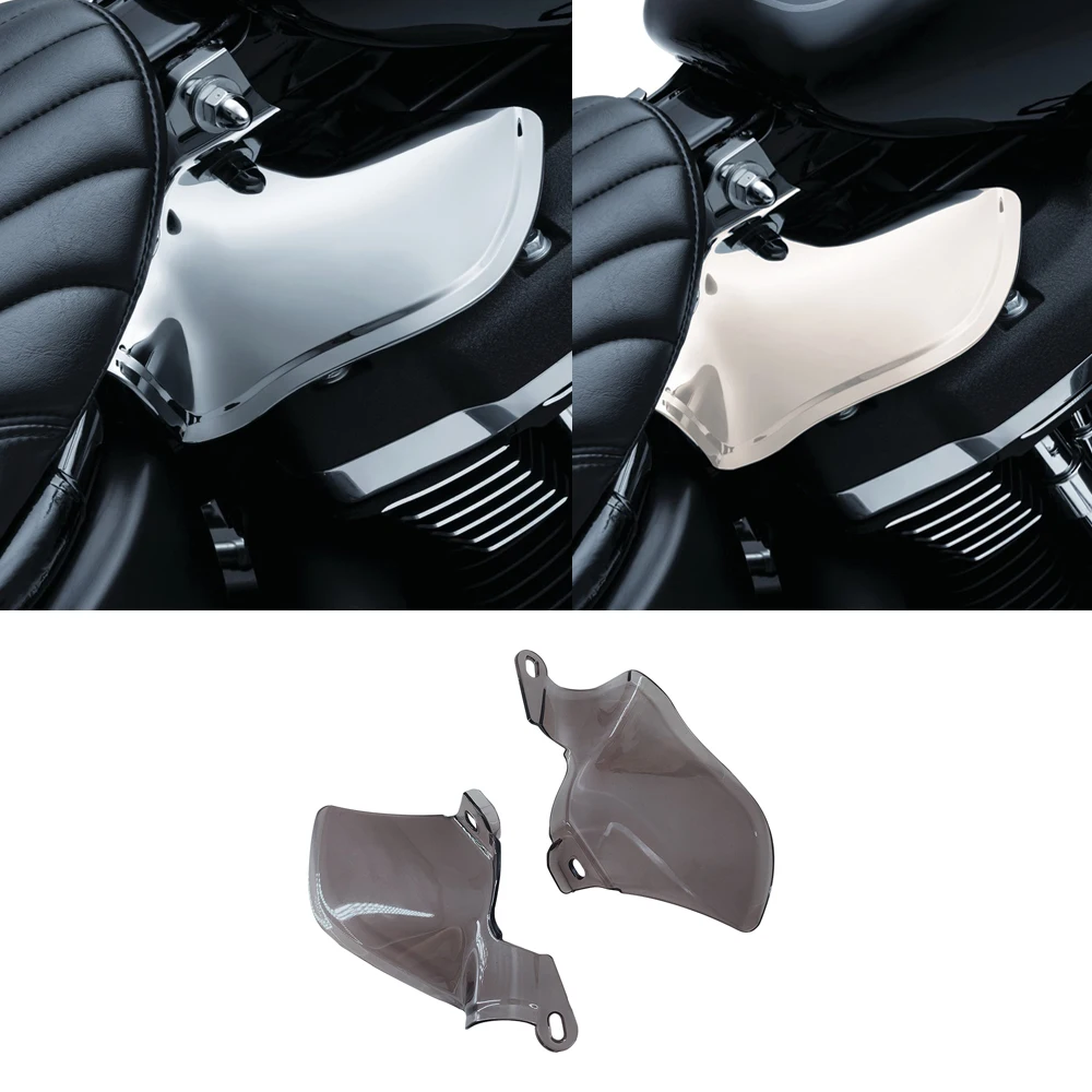 Motorcycle Saddle Shields Heat Deflector Saddle Shields Air Heat Deflector For Harley Softail 2018-2020 Except FXDRS