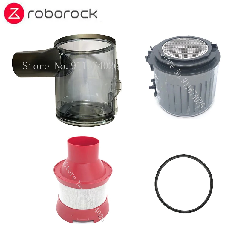 Fan Casing Cyclone Assembly Dust Cup Dustbin Soft Sealant for Original Roborock H6  Handheld Wireless Vacuum Cleaner Accessories