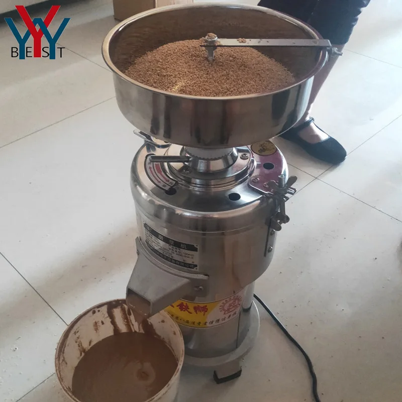 15kg/h 100 Type Peanut Butter Machine Sesame Butter Cream Maker Commercial Nuts Almond Paste Pulping Machine Grinder 110V 220V