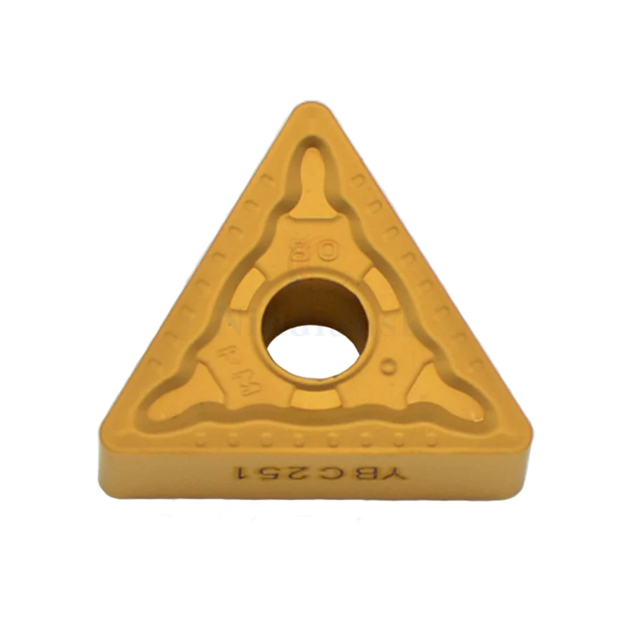Herramientas de máquina de procesamiento, insertos de carburo de torneado CNC, TNMG160404/160408-PM YBC251 TNMG160408/160412-PM YBC252, 10 Uds.